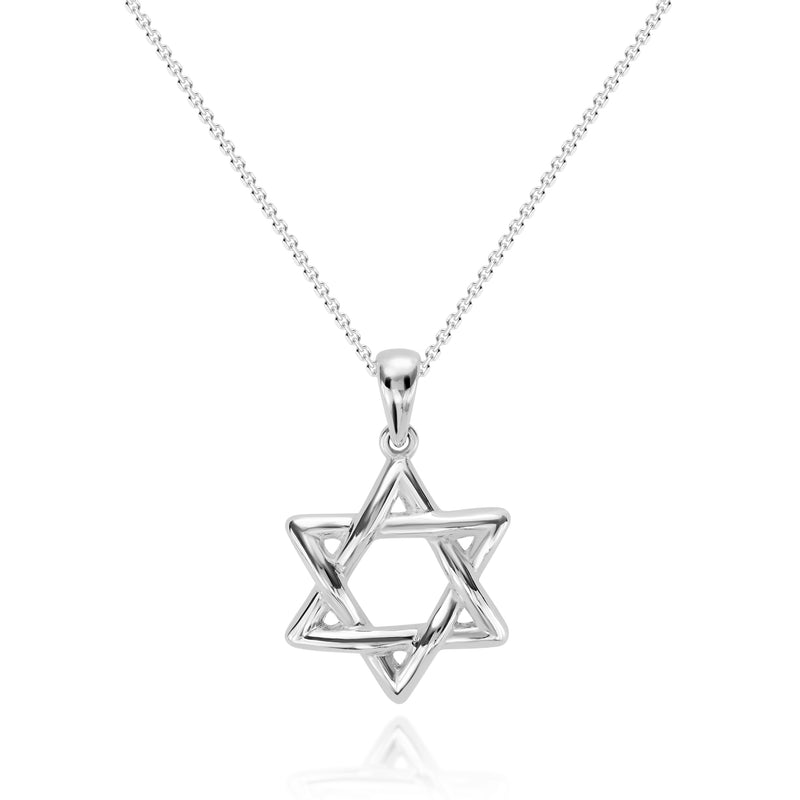 תליון זהב מגן דויד מעוגל - 2.8 גרם