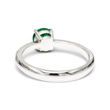 טבעת אמרלד עגולה - 0.86 קראט